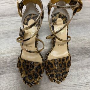 Christian Louboutin Leopard Print Heels